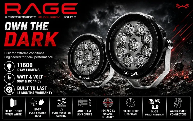 Maddog Rage auxiliary lights campaign