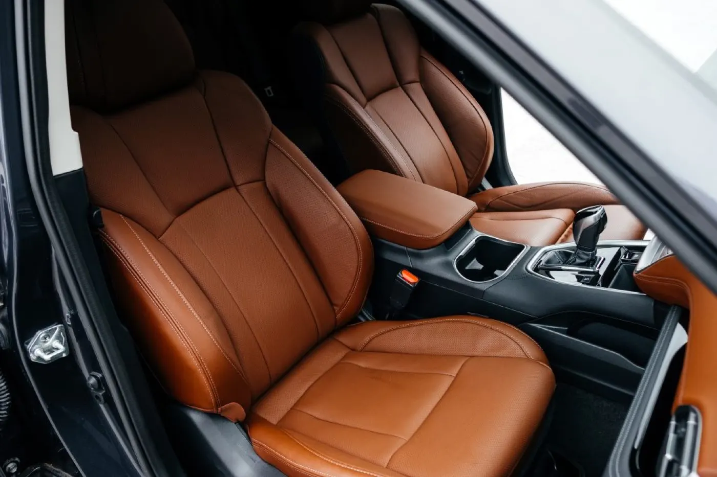 Ovion custom leather automotive interior